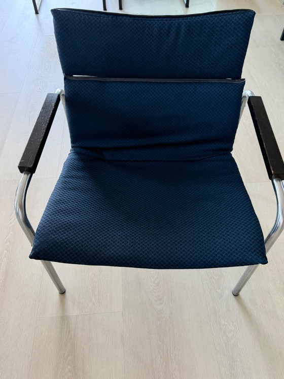 Kembo Lounge Chair von Just Meijer – Stühle und Loungesessel, Metal, Textile (photo 5 of 5)