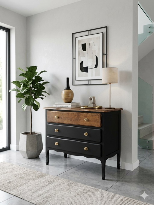 Cómoda elegante y renovada