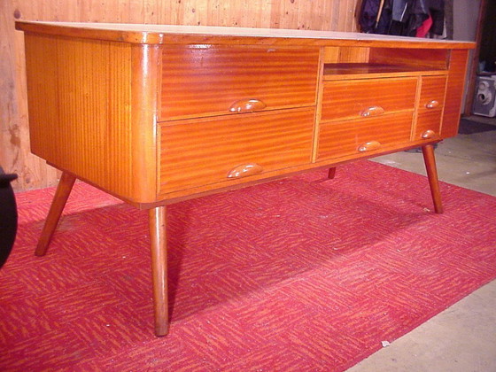 Image 1 of Mostrador de caoba de diseño, mueble de tienda, muebles antiguos, bar
