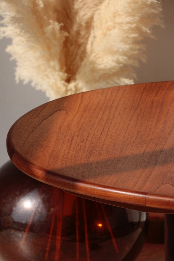 Image 1 of Oval teak dining table - 6 to 8 people - Fresco model - G Plan