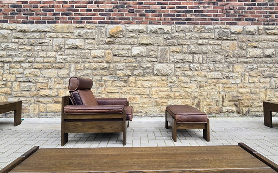 Image 1 of Leolux Vintage 60s 70s Benches Sofa Sofa Set Couch Set Armchair Seating Group Mid Century