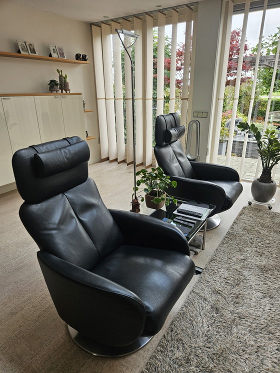 Image 1 of 2 Jori leren relax fauteuils