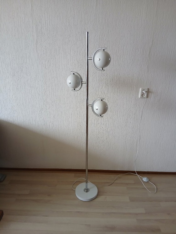 Image 1 of Vloerlamp – Bollenlamp – Vintage 