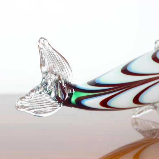 Image 1 of Estatua de pez de cristal de mediados de siglo, Checoslovaquia, década de 1960