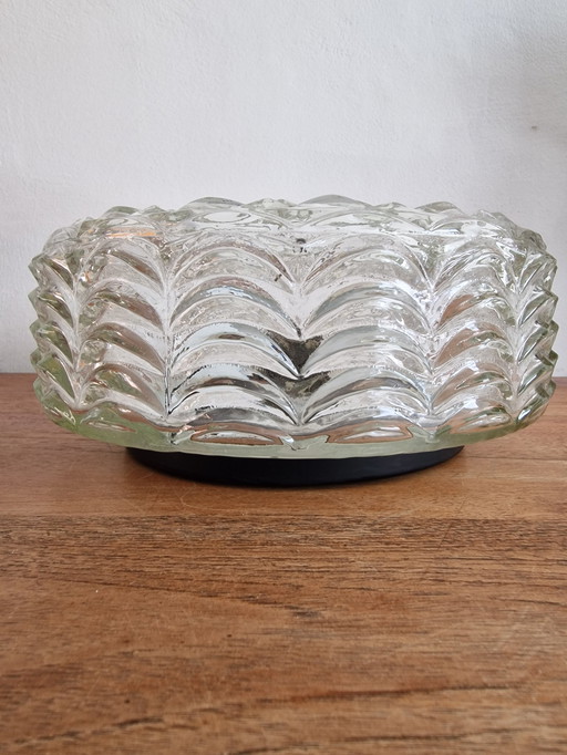 Vintage glaen plafonniere bloem