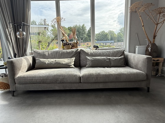 Image 1 of Verzelloni sofa ( taupe/gray) Italian seating furniture