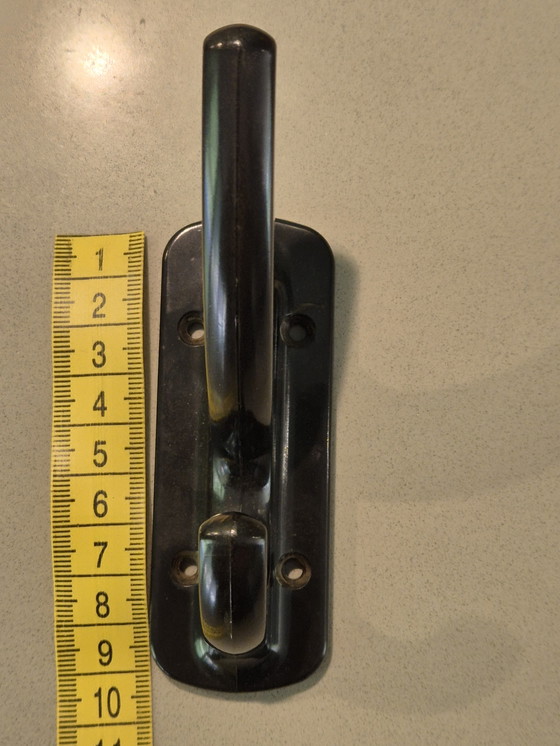 Image 1 of 10 philite bakelite coat hooks, 1950s