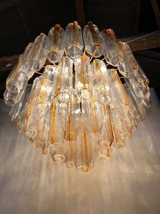 Image 1 of Venini murano chandelier 1970’s
