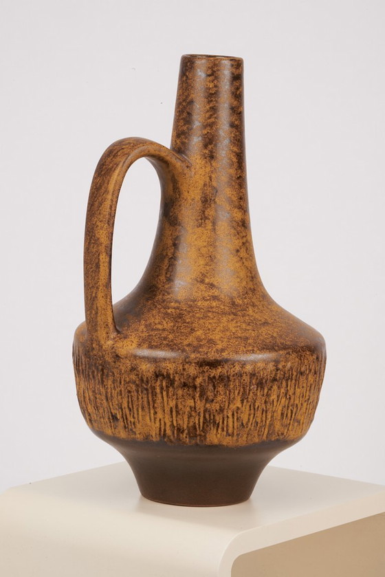 Image 1 of Fritz Van Daalen ceramic vase. Mid-century