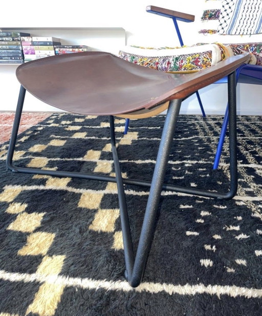 Pouf funzionale in pelle – Functionals, hockers en poefs, Leather, Metal