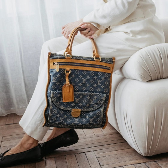 Louis Vuitton denim Sac Plat – Bolsos tote, Vintage (photo 4 of 27)