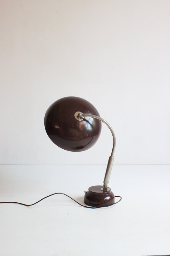 Image 1 of Hala Modell 17 Schreibtischlampe mit rundem Tl-Licht, 1959