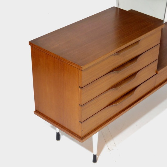 Image 1 of Vintage mid - Century dressing table in teak, 1960s