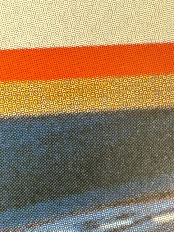 Image 1 of Porsche PFM 3200 In giro per il mondo – 1985 – Poster originale vintage Porsche di Strenger Grafik Design – Moderno – 102x76 cm