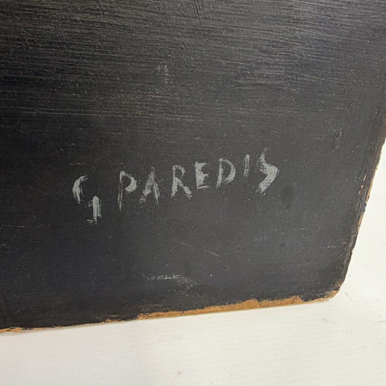 Olio su tavola "Maternité" di Gustave Paredis – Dipinti e disegni, Legno (photo 11 of 16)