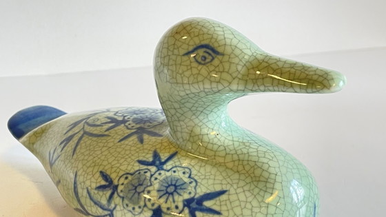 Image 1 of CANARD Céramique Bleu VINTAGE