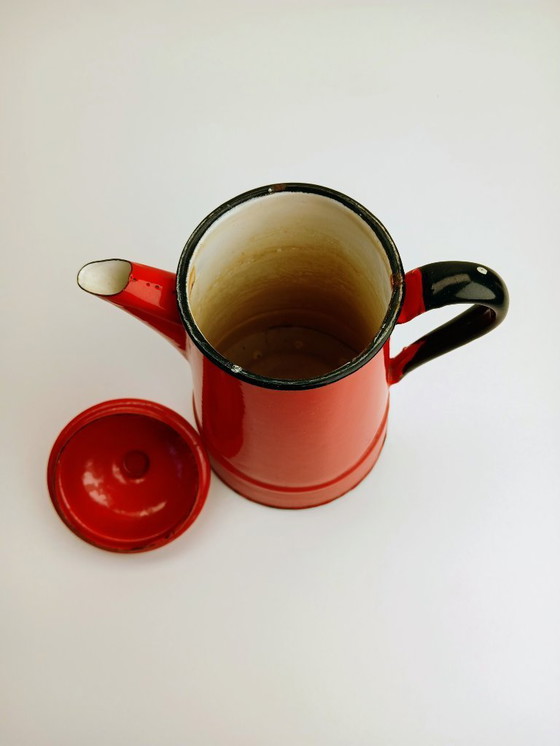 Image 1 of Vintage Enamel Jug