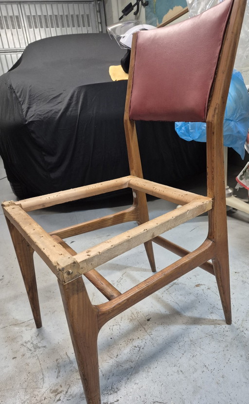 Cátedra Gio' Ponti – Gio Ponti, eetkamerstoelen, Wood, Skai