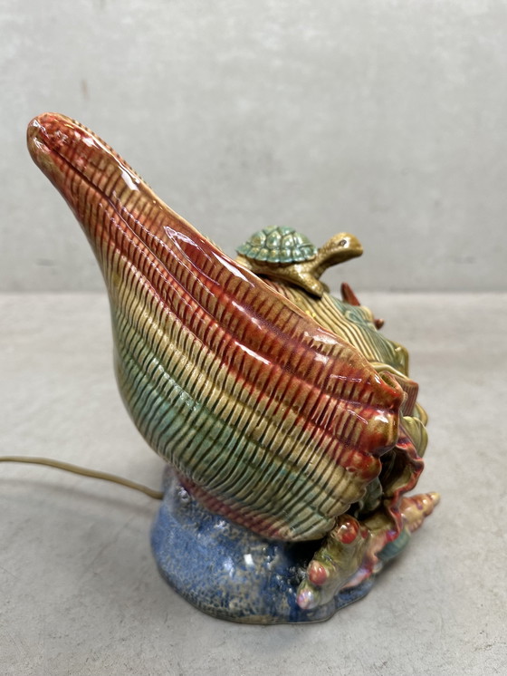 Image 1 of Vintage ‘tafereel’ lamp - keramiek