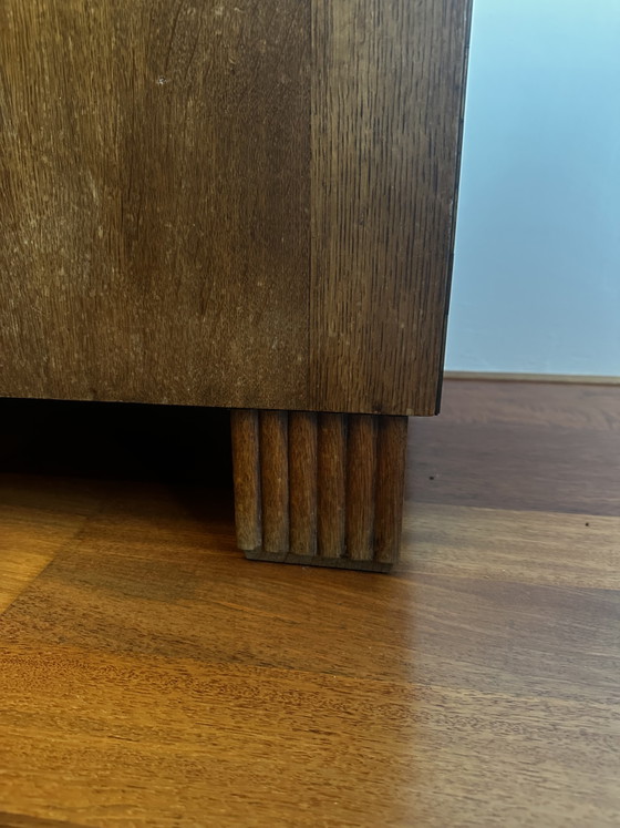 Mueble Art Decó con tapa de mármol – Armarios de almacenamiento, Wood, Marble (photo 6 of 7)