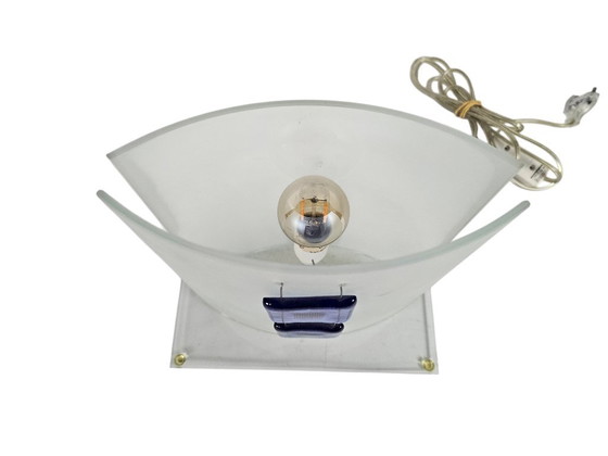 Image 1 of Murano - frosted glass table lamp - 3rd quarter 20th century