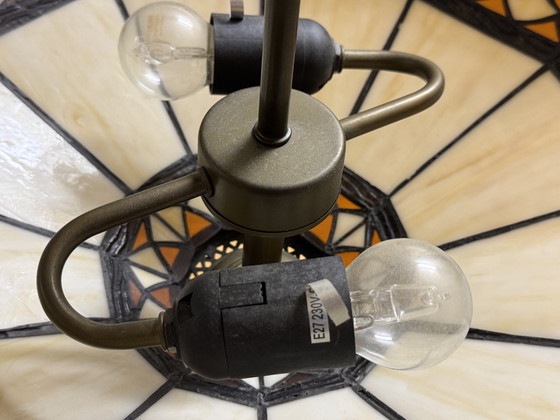 Image 1 of Tiffany-style stained glass ceiling lamp | Ø 41 cm | New condition | Art Deco look