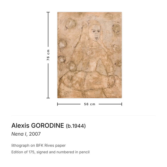 Image 1 of Alexis GORODINE Nena I Litografía firmada 2007