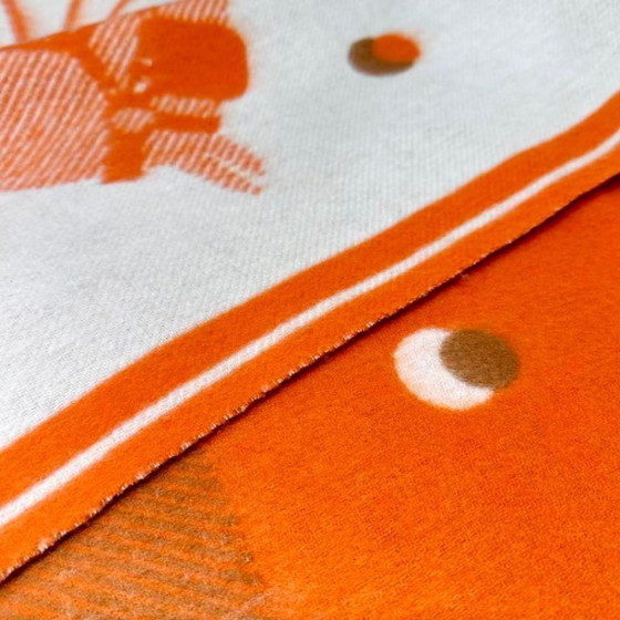 Image 1 of Hermès ‘Cheval Cabriolet’ sjaal, geïnspireerd op de wollen deken van Giampaolo Pani.