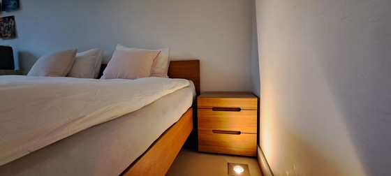 Image 1 of Massief eiken design bed 200x220 Loof/Tre Company  - gehele set