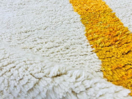 Image 1 of Auténtica alfombra de lana pura tejida a mano con coloridos diseños, 150/250 cm.