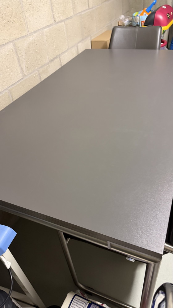 Prachtige Eetkamer Tafel En 4 Stoelen – Eetkamerstoelen, Leather (photo 3 of 6)