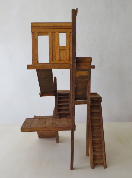 Eric van Solm - ´Die Existenz´ – Beeldhouwkunst, Wood (photo 8 of 10)