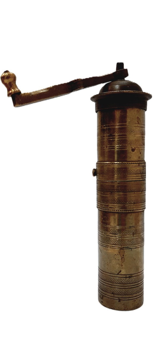 Image 1 of Macinacaffè turco antico in ottone