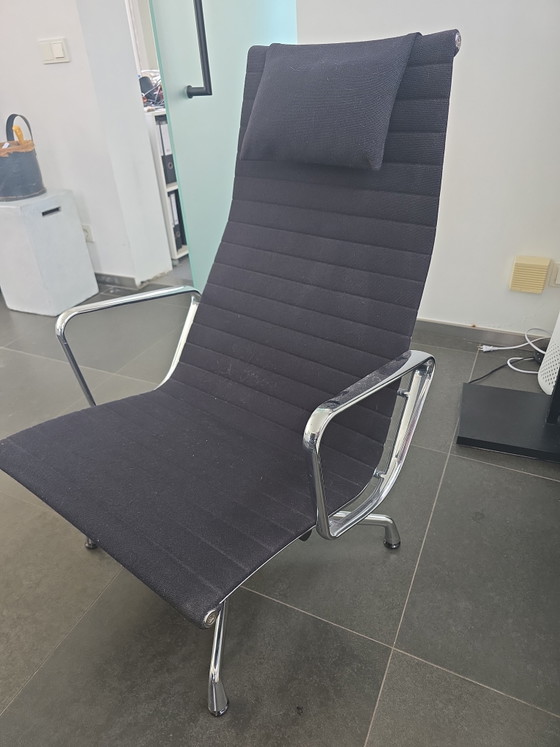 Vitra Eames DSX mit Fußhocker – Verstellbarer relaxsessel, Chrome (photo 4 of 5)