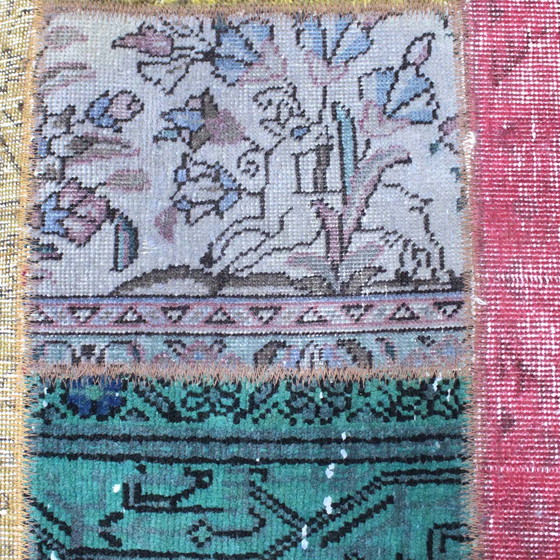 Image 1 of Perserteppich Patchwork Teppich 117X117 Nr:2521