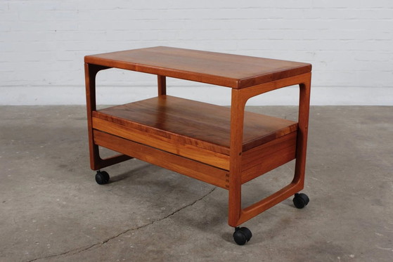 Tavolino vintage in teak, carrello bar, design danese MCM – Peter, Carrelli bar, Legno, Mid Century Modern (photo 3 of 12)
