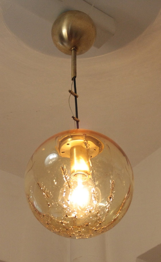 Image 1 of Hängeleuchte von La Murrina mit Markenzeichen, Italien 70er Jahre