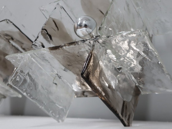 Image 1 of Paar Murano-Glas-Wandleuchten, Carlo Nason für Mazzega, 1960er Jahre, Italien