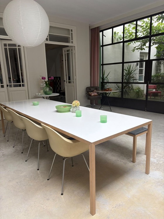 Tavolo Slim+ e panca Slim Plus abbinata di Bertjan Pot per Arco – Tavoli da pranzo, Legno (photo 6 of 13)