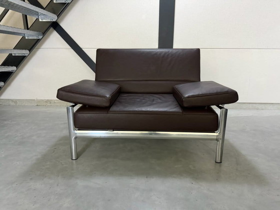 Poltrona Jori Metropole - pelle marrone scuro – Poltrone, polished steel (photo 4 of 11)