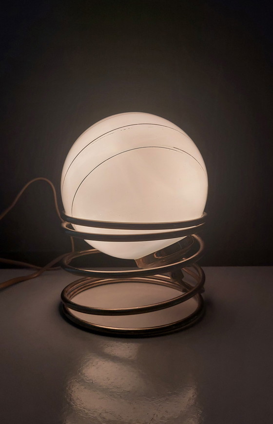 Image 1 of Lampada a spirale Hollywood Regency Metà secolo