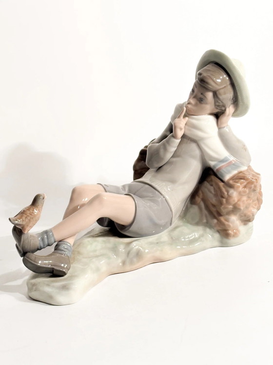 Lladró Porcelain Sculpture of a Young Shepherd, 80s (photo 7 of 9)
