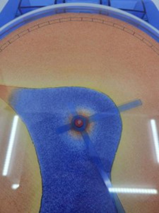 Image 1 of Orologio da parete Jean Michel Folon di Swatch 1993