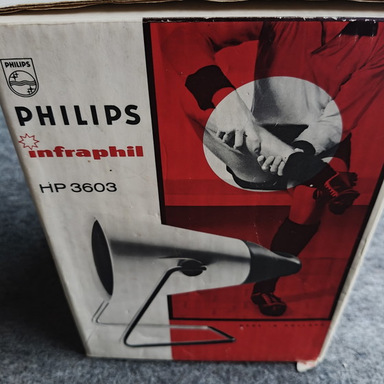Image 1 of Philips Infraphil HP3603 Heat Lamp with Original Box & Booklet