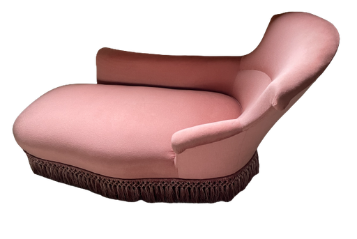 Roze fauteuil bank
