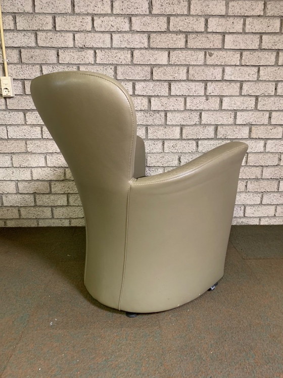 Image 1 of 2x Leolux Amphora fauteuils Leder