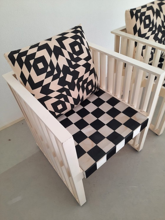 Image 1 of Chaises Purkersdorf à 2 colonnes Moser/Josef Hoffman