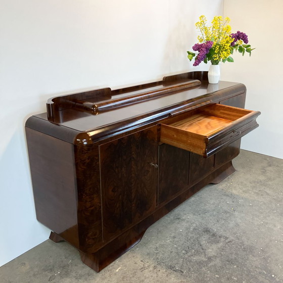 Image 1 of Art Deco buffet, walnut and burl wood, ca. 1930s
