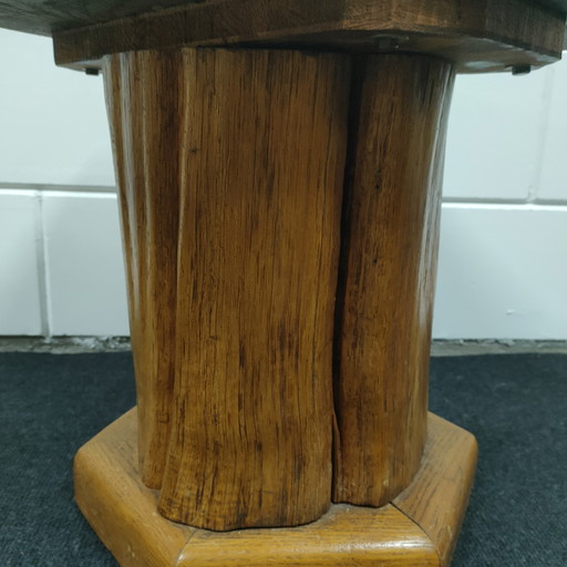 Vintage Hexagon 'Trunk Side Table'