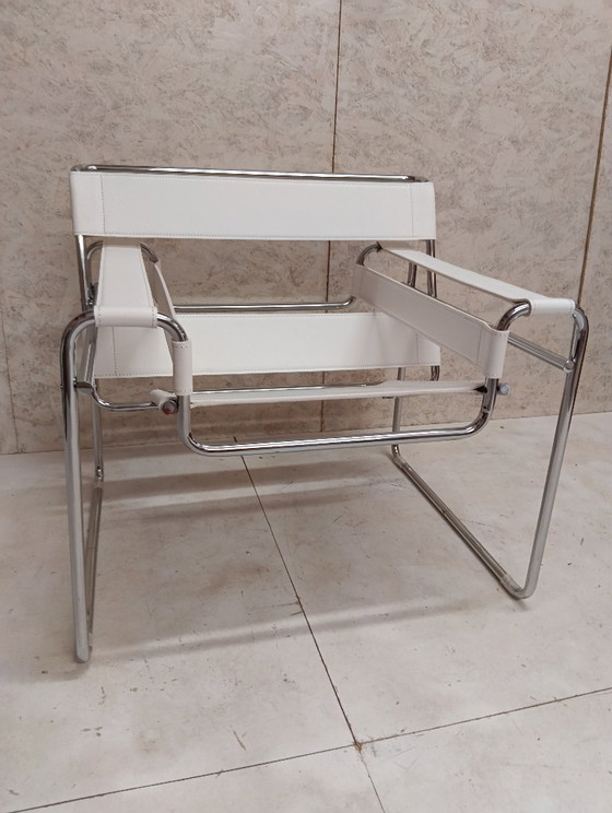 KNOLL Studio Poltrona WASSILY B3 NUOVA, in Cuoio Bianco – Poltrone, Leather (photo 77 of 83)